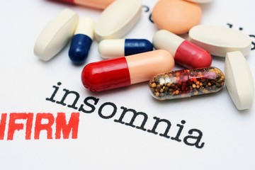 Pills on insomnia text