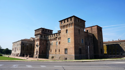 Fototapeta premium The medieval St George Castle in Mantua (Mantova), Italy