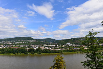 Fototapeta na wymiar Lahnstein am Rhein 
