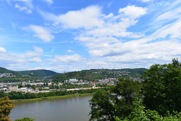 Fototapeta na wymiar Lahnstein am Rhein 