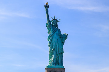 Obraz premium The Statue of Liberty back light