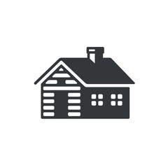 Log cabin icon