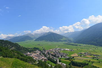Fototapeta na wymiar Vinschgau - Südtirol - Italien