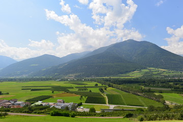 Fototapeta na wymiar Vinschgau - Südtirol - Italien