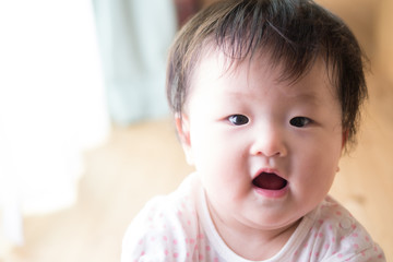 Baby smiling / Japanese baby 8 months old