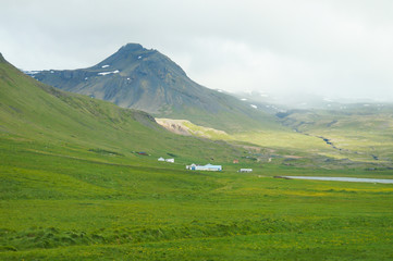 Naklejka premium Beautiful view in Iceland.
