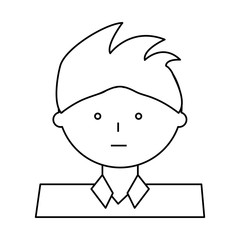 Man cartoon profile