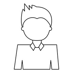 Man cartoon profile
