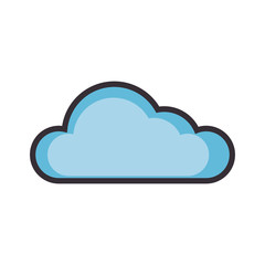 Cloud weather symbol