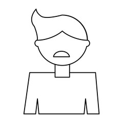 Man cartoon profile