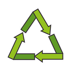 Recycle arrows symbol