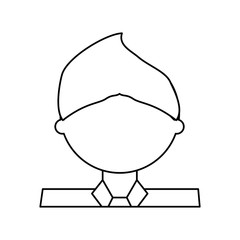 Man cartoon profile