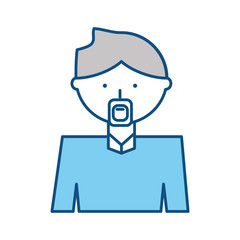 Man cartoon profile
