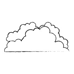 Cloud weather symbol