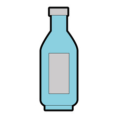 Plastic bottle isolated