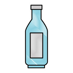Plastic bottle isolated