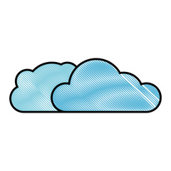 Cloud weather symbol