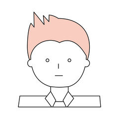 Man cartoon profile