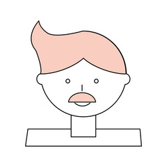 Man cartoon profile