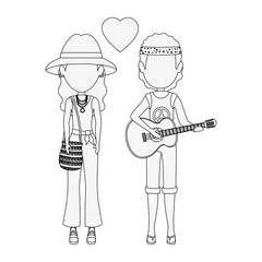 hippie style design