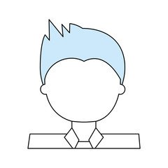 Man cartoon profile