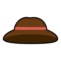 Vintage hat symbol