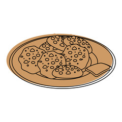 chocolate chips cookie icon