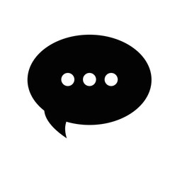 Fototapeta premium Chat bubble symbol