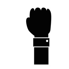 Hand symbol isolated