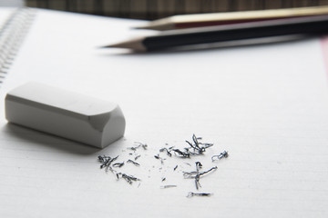 white eraser