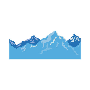 alpine mountain switzerland landscape travel image vector illustration