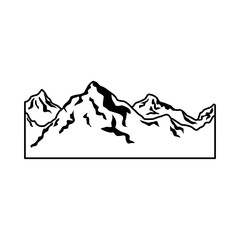 alpine mountain switzerland landscape travel image vector illustration