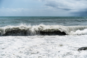 Huge waves in Hualien, Taiwan