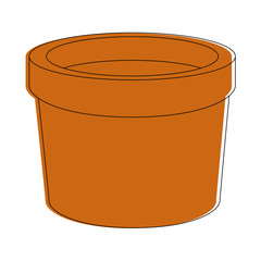 Empty plant pot