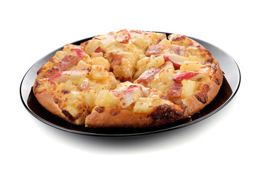 pizza isolated on white background