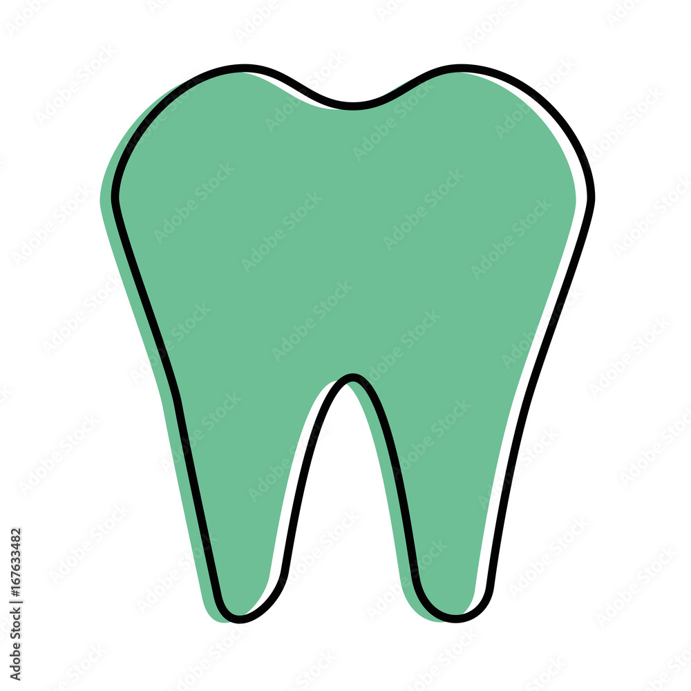 Canvas Prints dental care symbol