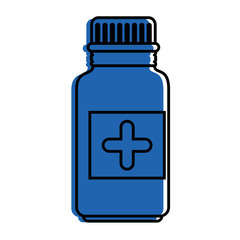 Obraz premium Medicine drugs bottle