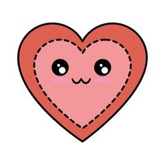 Heart and love kawaii cartoon