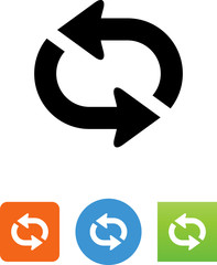Repeat Arrow Icon - Illustration