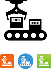 Robot Box Picker Icon