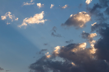 Clouds in the sky