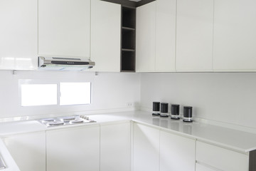 White kitchen contemporary style