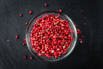 Portion of Pink Peppercorns