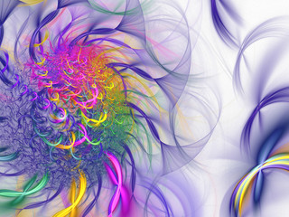 Abstract fractal background