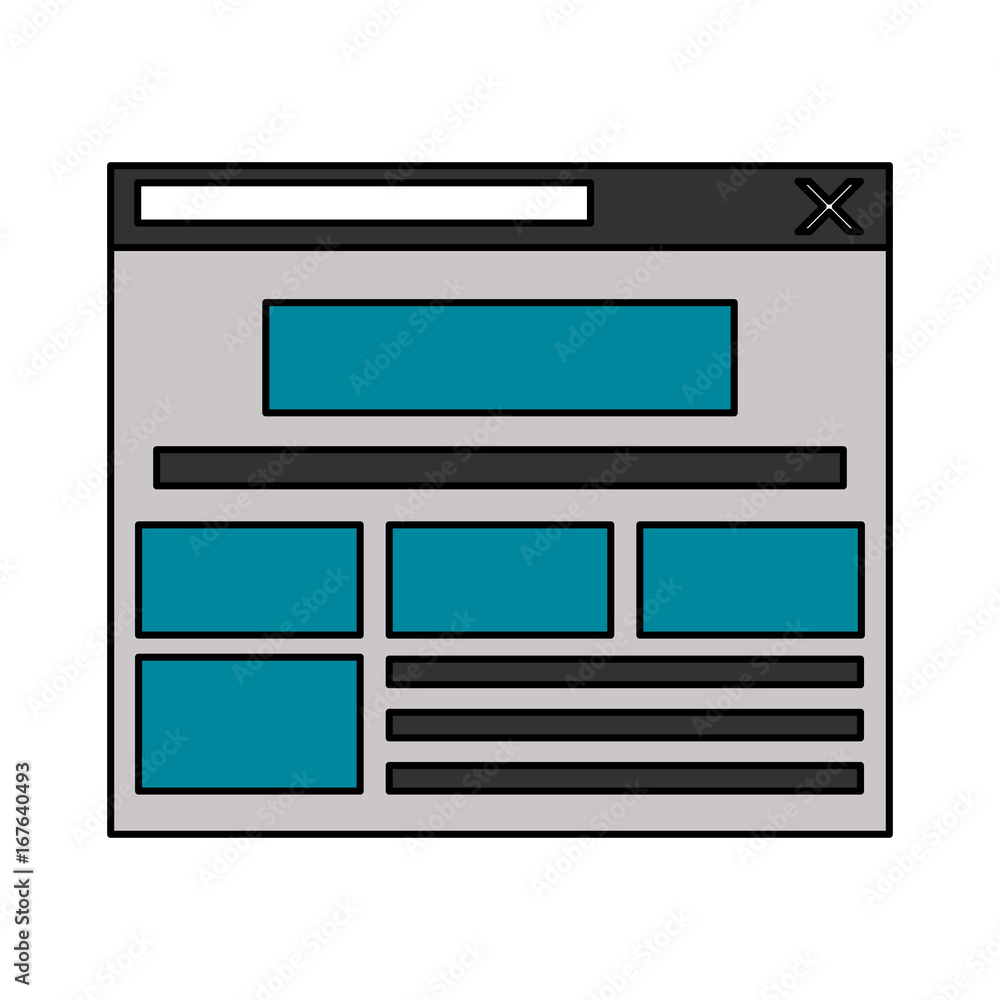 Poster web page or tab icon image vector illustration design