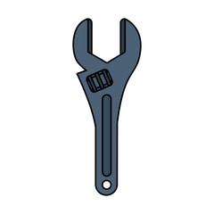wrench tool icon image vector illustration design 