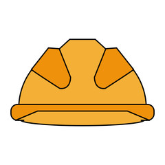 industrial helmet icon image vector illustration design 