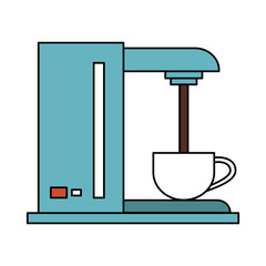 coffee making machine  icon image vector illustration design 