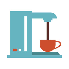 coffee making machine  icon image vector illustration design 