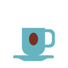 cup coffee bean icon image vector illustration design